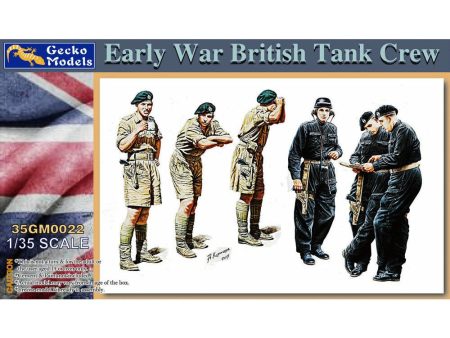 GM0022 1 35 Early War British Tank Crew Plastic Model Kit Discount