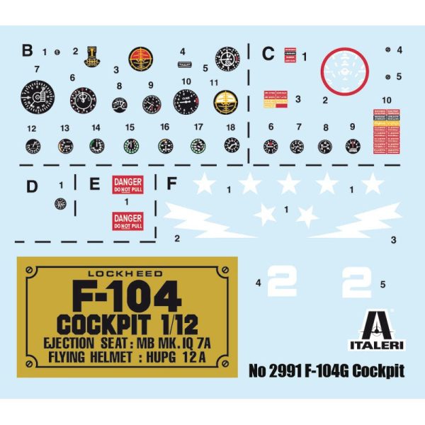 1 12 F104G Cockpit Hot on Sale