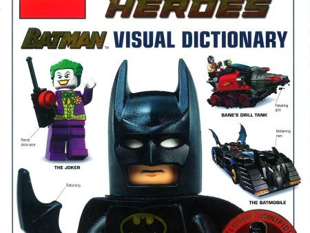 DK Lego Dc Universe Super Heroes Batman Visual Dictionary (Incl Toy) on Sale