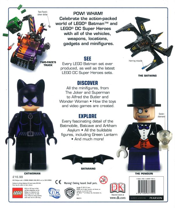 DK Lego Dc Universe Super Heroes Batman Visual Dictionary (Incl Toy) on Sale